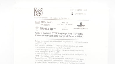 Teleflex SMSL50101 5 Surgical Stre KAC-25,1/2 Circle K-Point 49.6mm (x)